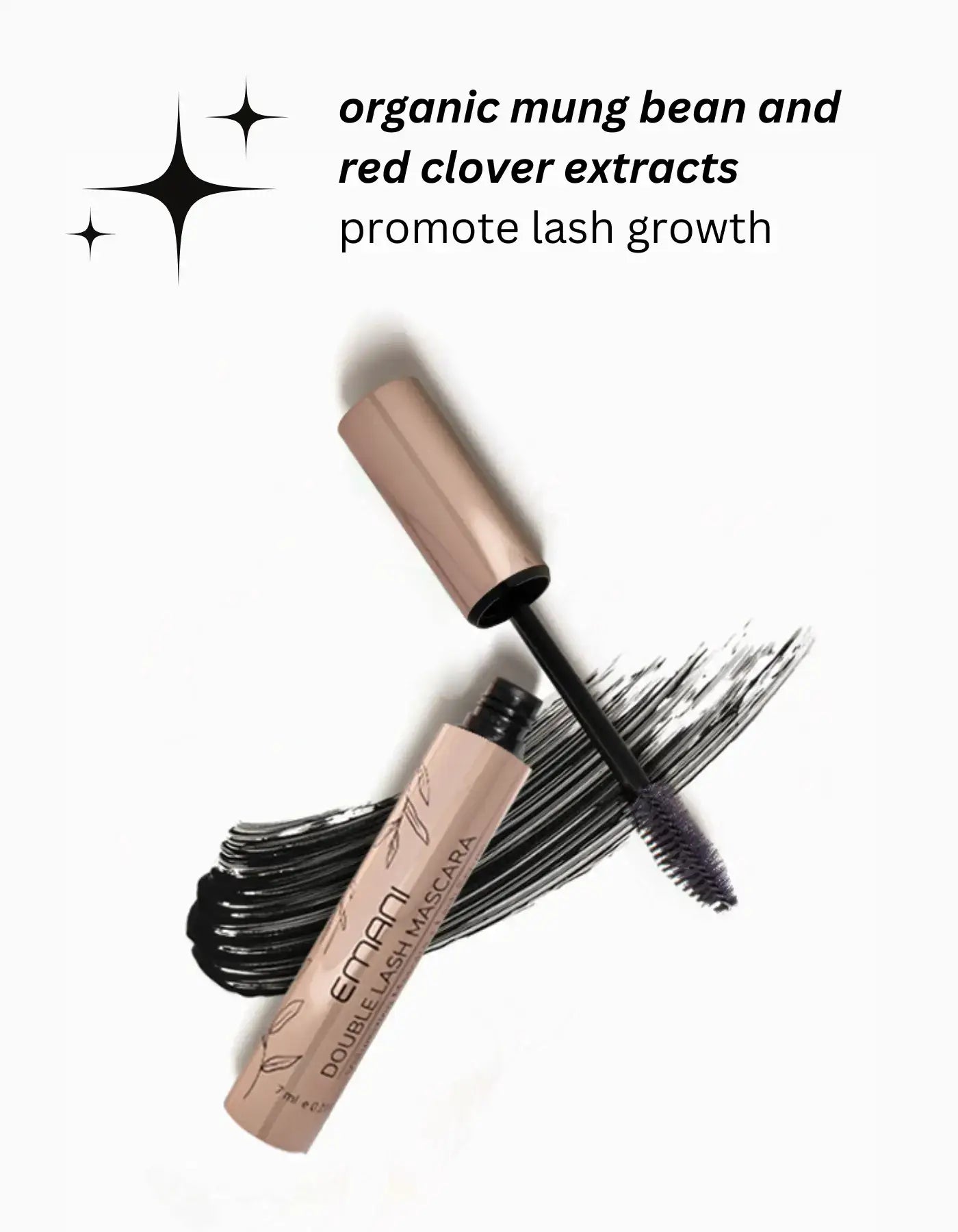 natural lash serum infused mascara for lash growth and strength