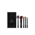 emani travel makeup brush set with compact protective case
