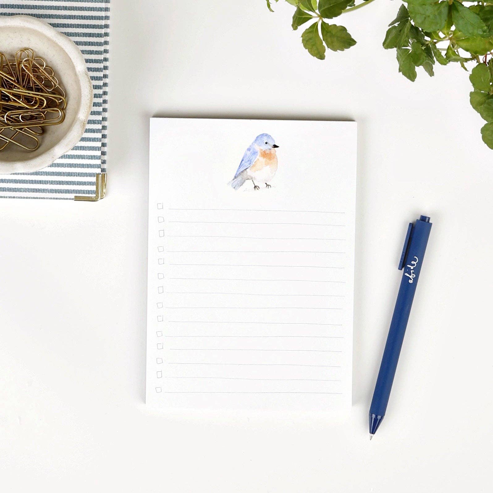 Emily Lex Bluebird checklist notepad