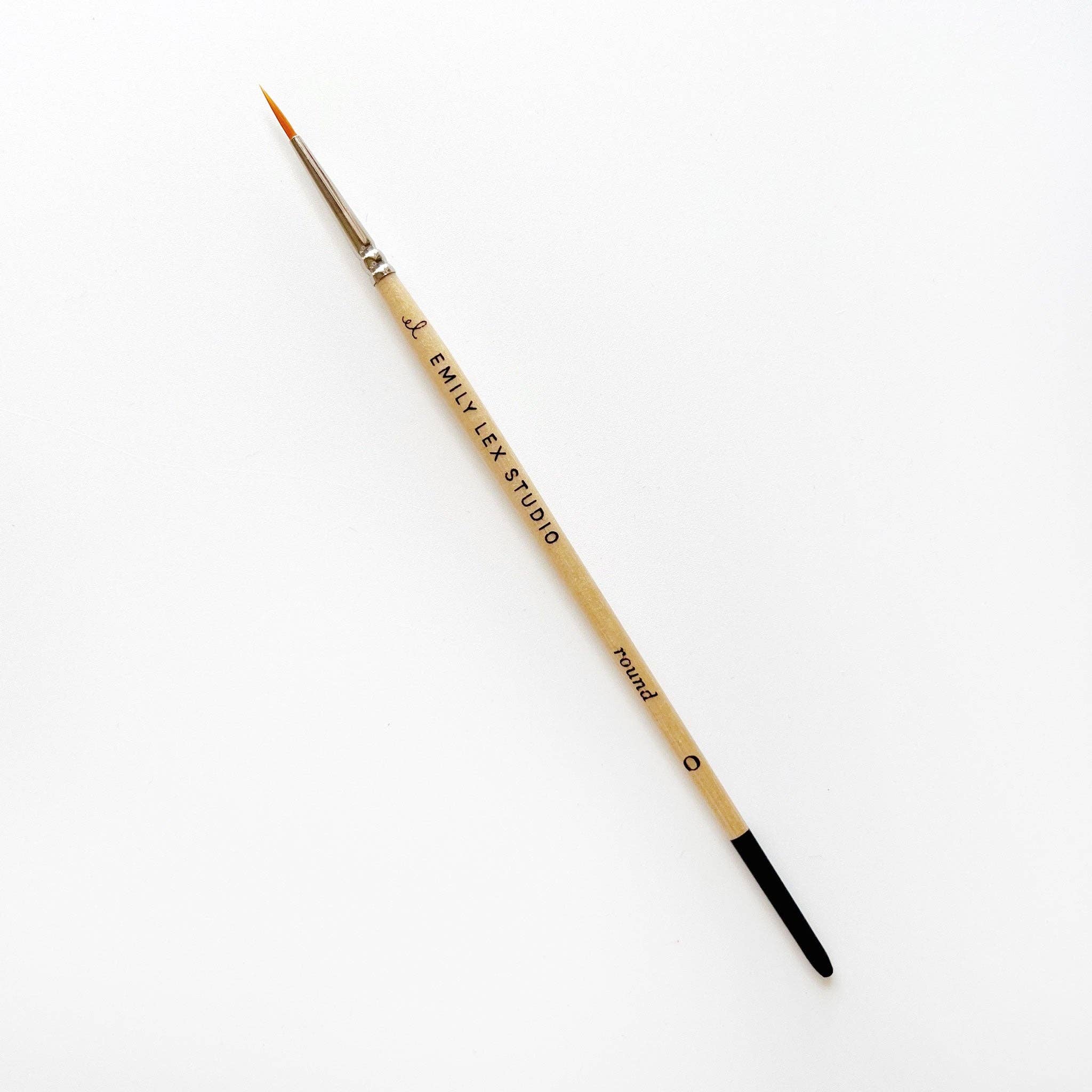 Emily Lex fine detail watercolor paintbrush Size 0