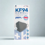 Black Korean-style KF94 face mask