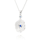 Windmill Grace Necklace Blue Back - Shen Yun Collections