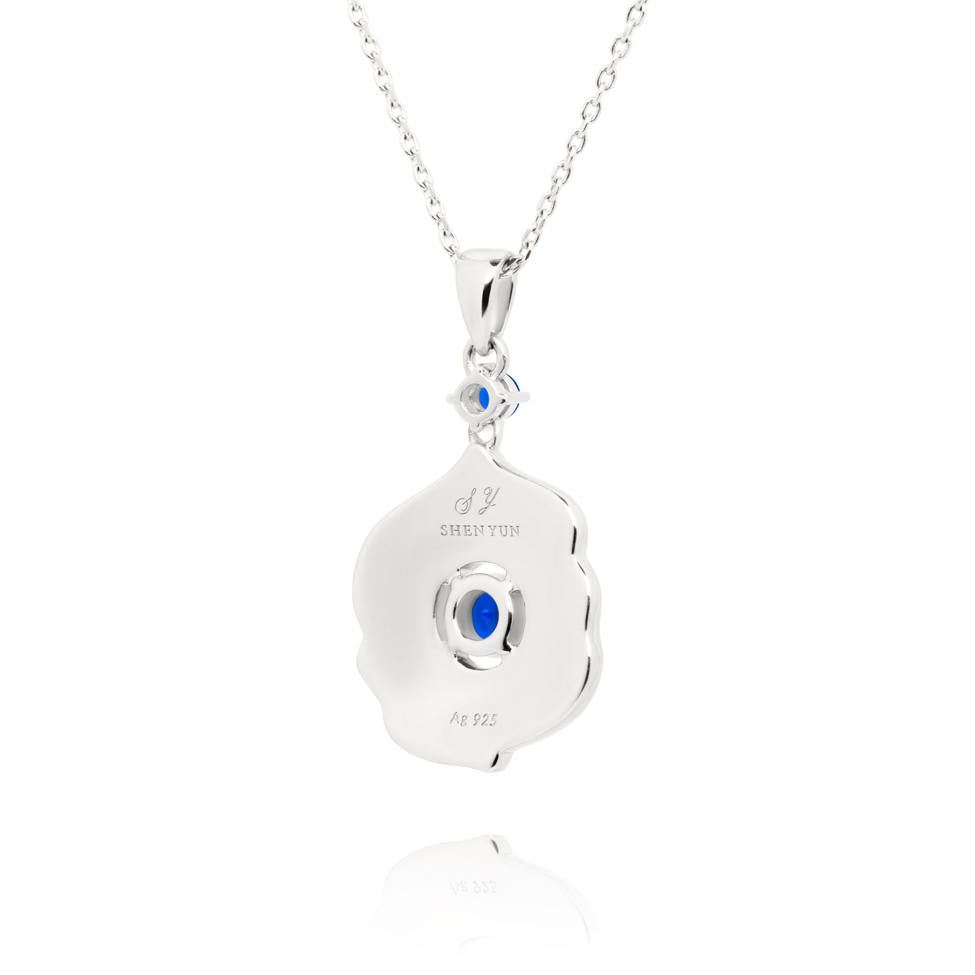 Windmill Grace Necklace Blue Back - Shen Yun Collections