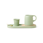 Ceramic Tea Infuser Mug - Sage, 11 Oz