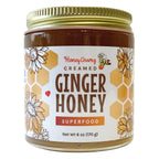 Ginger Honey /100% Raw NY Honey with Organic Ginger/ @6oz