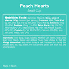 Candy Club Peach Heart Gummies