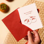 Four Persimmons 柿柿如意 Greeting Card