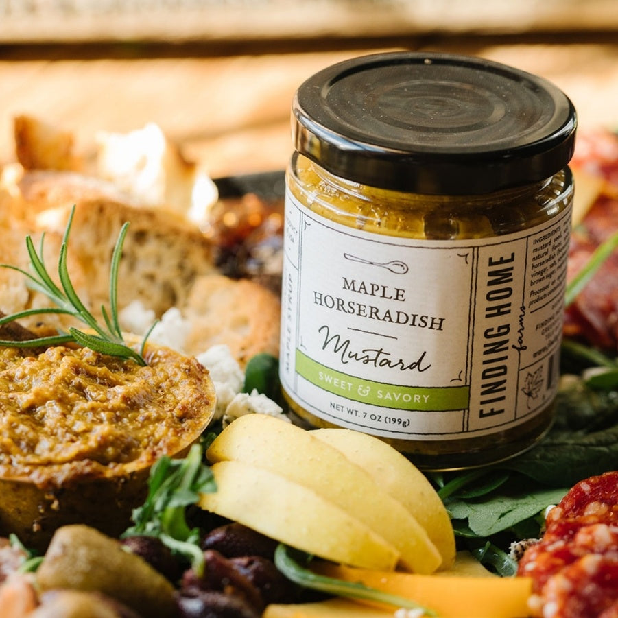 Finding Home Farms maple horseradish mustard