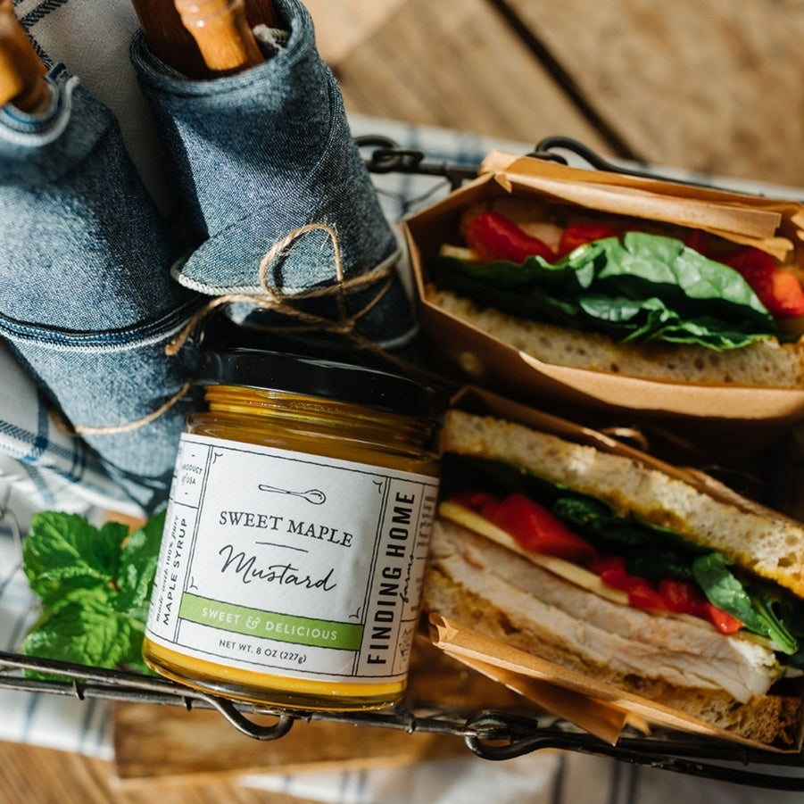 Finding Home Farms maple mustard condiment
