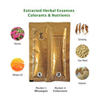 Natural Mi Ya Herbal Hair Dye - Ammonia-Free, Brown Color, with Ginseng & Henna for Nourished, Healthy Hair