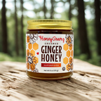 Organic Ginger Honey – 100% Raw NY Creamed Honey, 6 oz