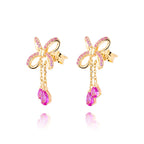 Blissful Knot Earrings Gold