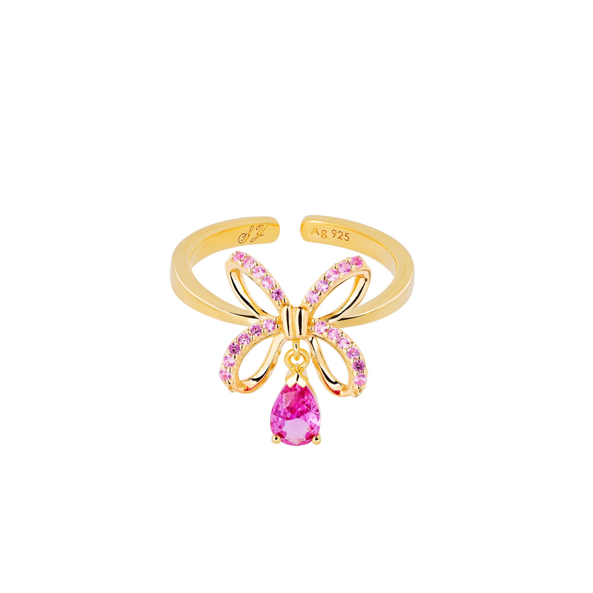 Blissful Knot Ring Gold