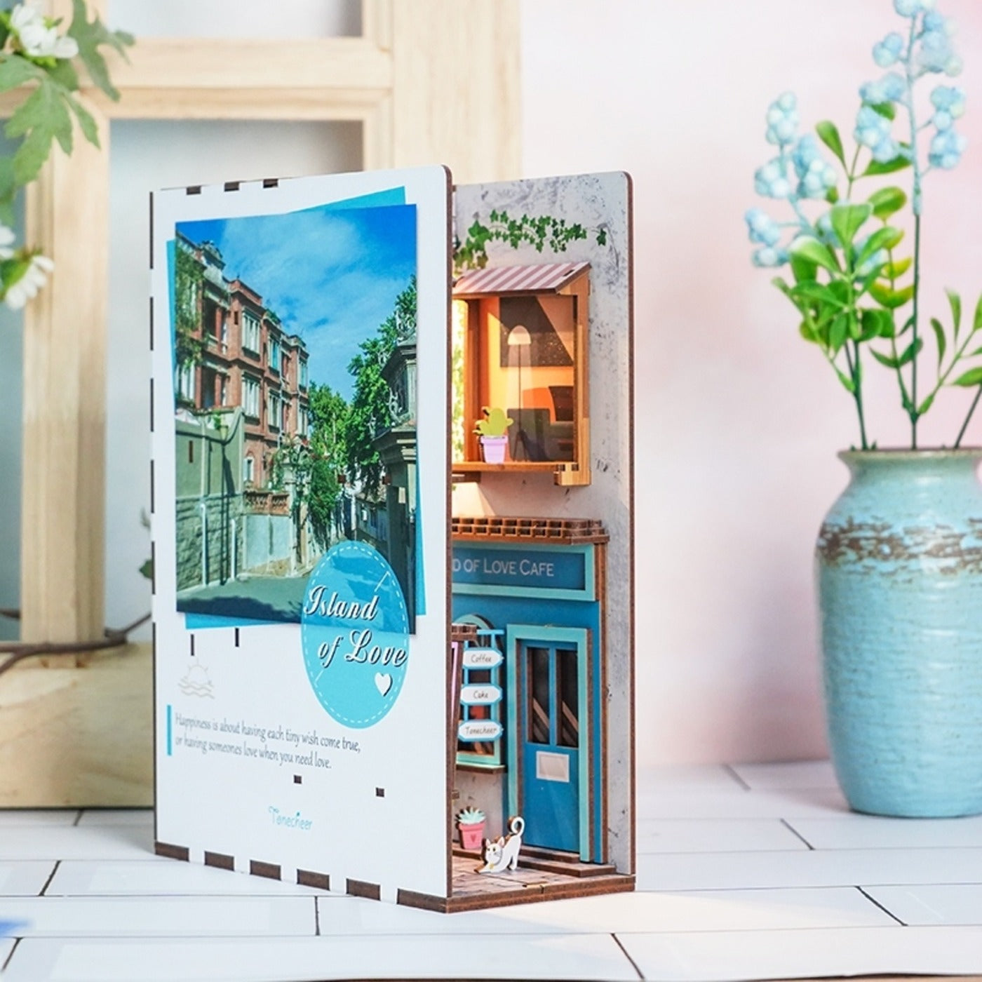 Hands Craft Island of Love DIY book nook kit