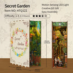 Hands Craft Secret Garden miniature bookshelf insert