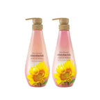 HIMAWARI Gloss & Repair Shampoo and Conditioner bottles with Premium Sunflower Oil EX, for glossy and healthy hair