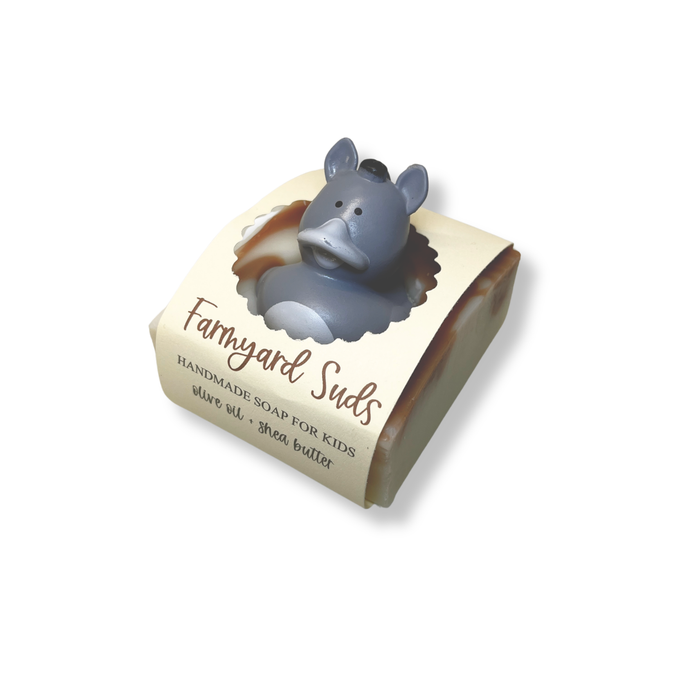 Handmade Farmyard Novelty Soap with Animal Topper