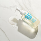Applying JUSTBEME face cleanser foam