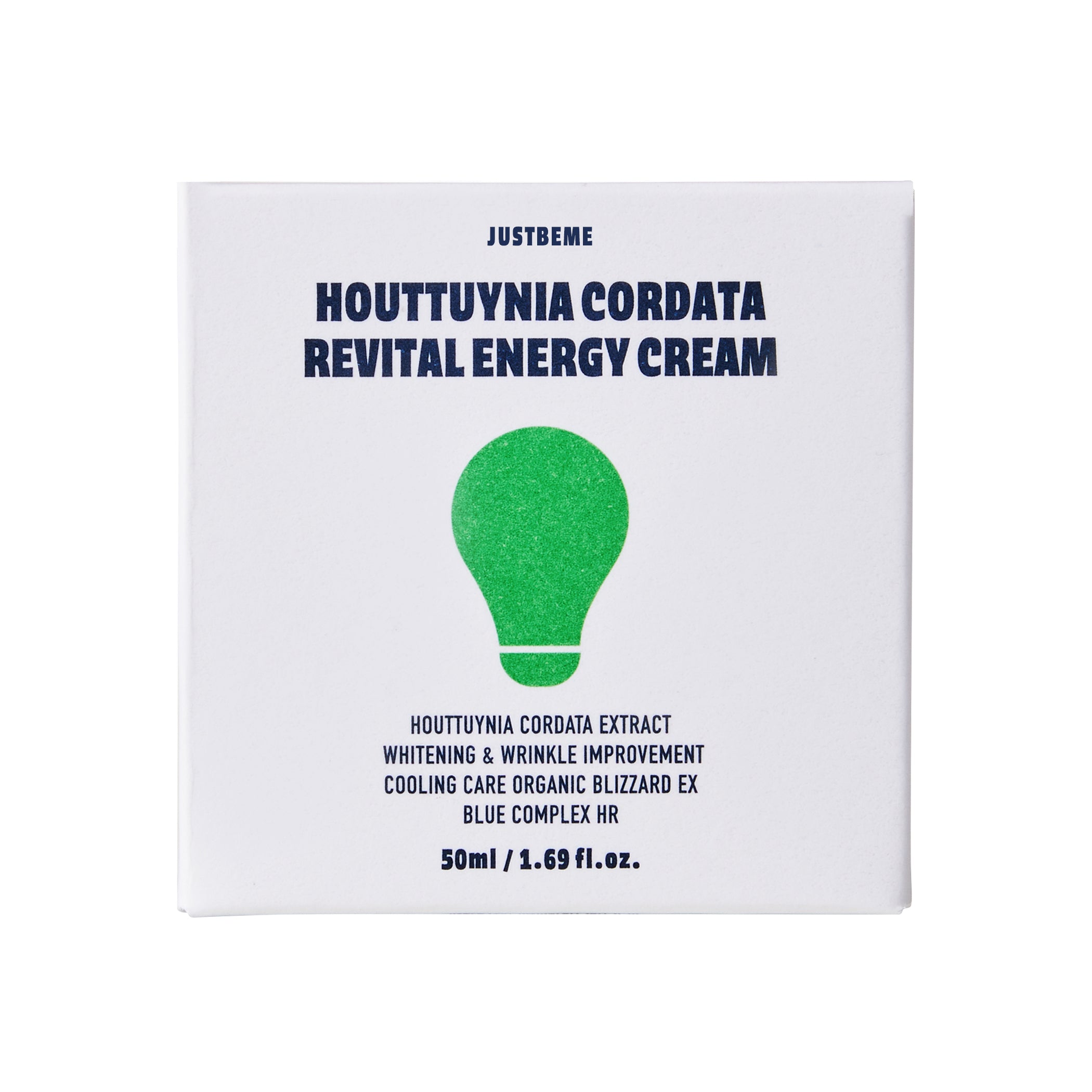 JUSTBEME energy cream 50ml packaging