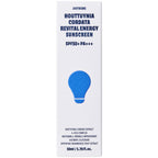 JUSTBEME energy sunscreen 50ml packaging