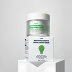 Close-up texture of hydrating soothing cream