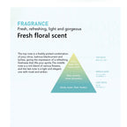 Kracie HIMAWARI Smooth & Repair fresh floral scent – fragrance notes of citrus, apple, pear, rose, jasmine, violet, and musk