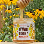 Lemon honey perfect for tea and warm water drinks