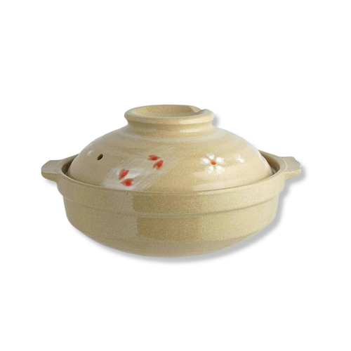 Living Hana Sakura Shallow Clay Pot 17cm