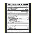 MINCHER Egg Roll Biscuits Salted Egg Yolk Flavor 72g nutririon facts