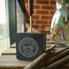 Nantucket Spider stone incense holder for outdoor use