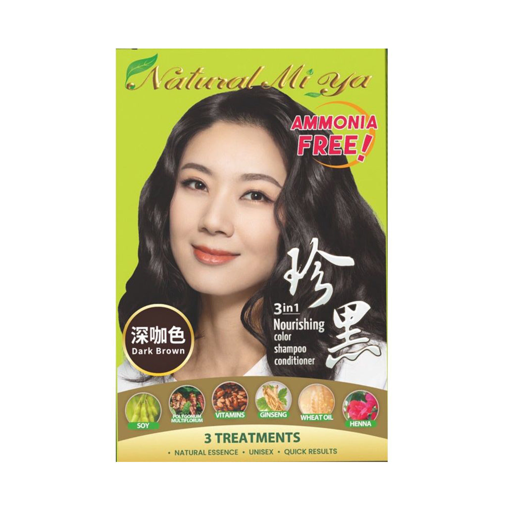 Natural Mi Ya hair color Dark Brown