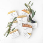 Natural tea tree and activated charcoal bar soap