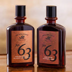 French 2-in-1 hair and body wash with No. 63 fragrance