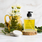 Organic eucalyptus mint body oil for soft hydrated skin
