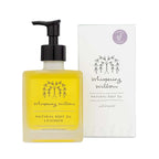 Organic lavender body oil for soft hydrated skin