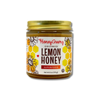Organic lemon honey made with raw creamed honey