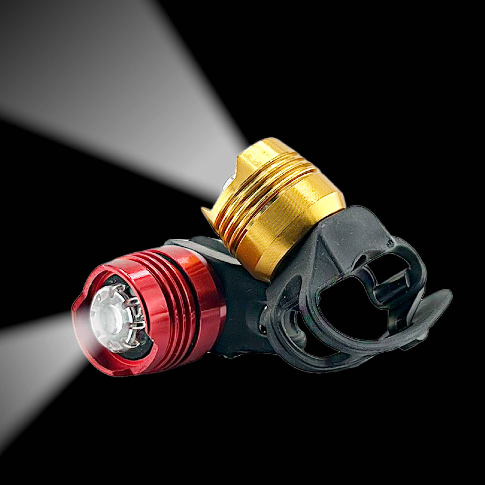 Compact bicycle lights for cycling visibility