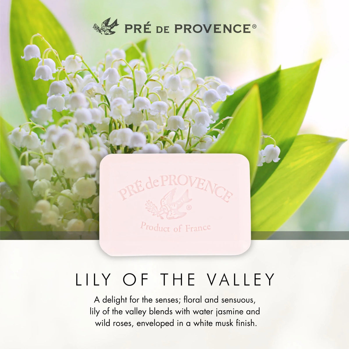 Pré de Provence Lily of the Valley Soap inspired by Provence