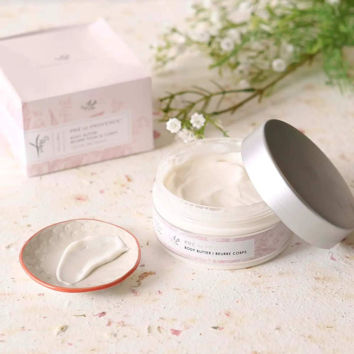 Pré de Provence Lily of the Valley body butter texture