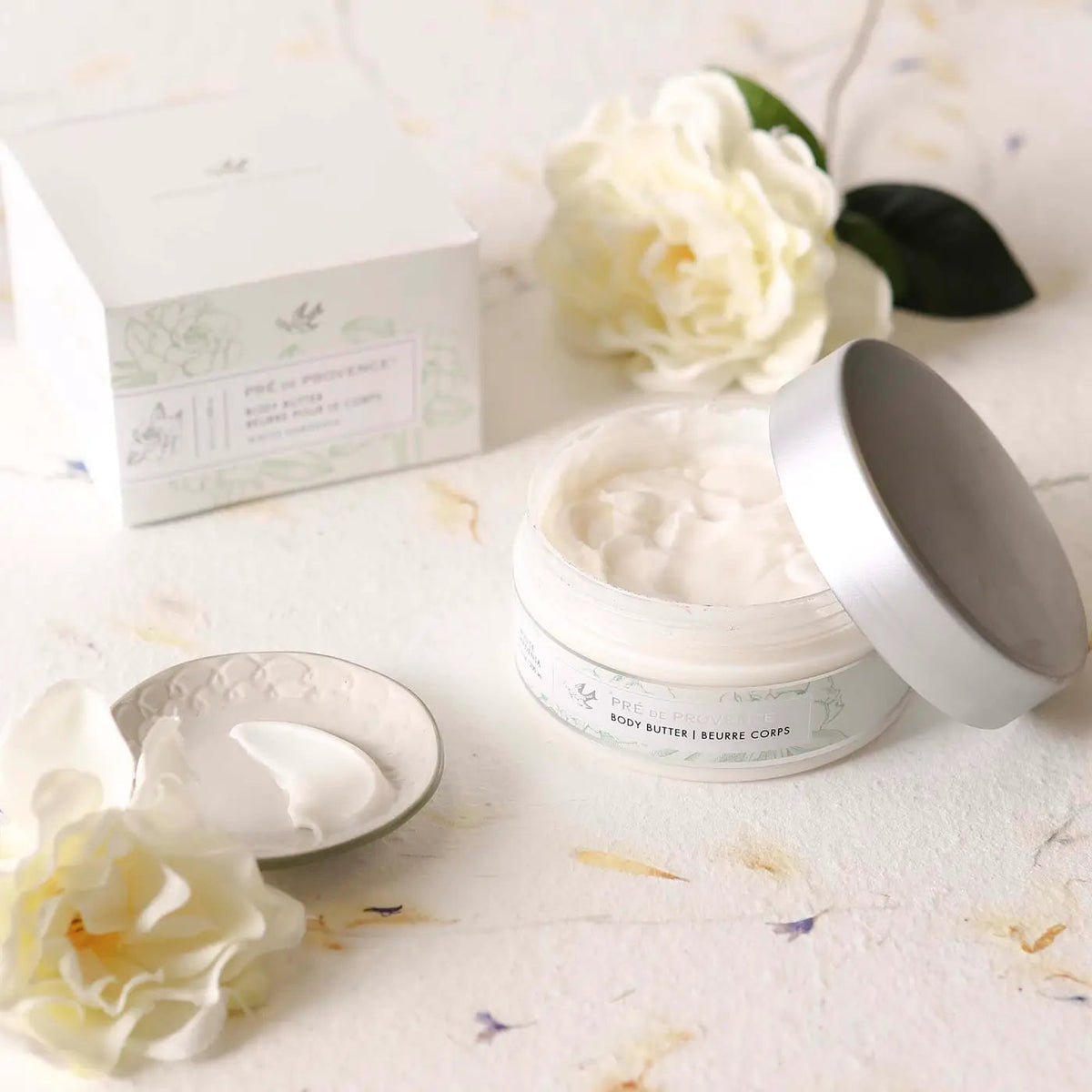 Pré de Provence White Gardenia Body Butter for moisturizing dry skin