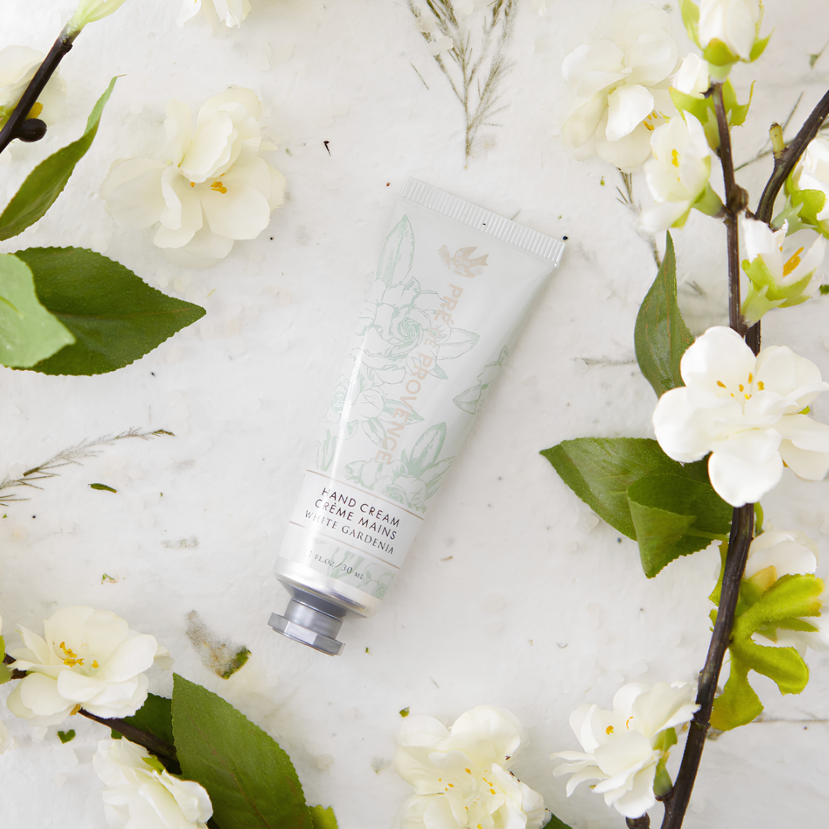 Pré de Provence White Gardenia Hand Cream backgrand