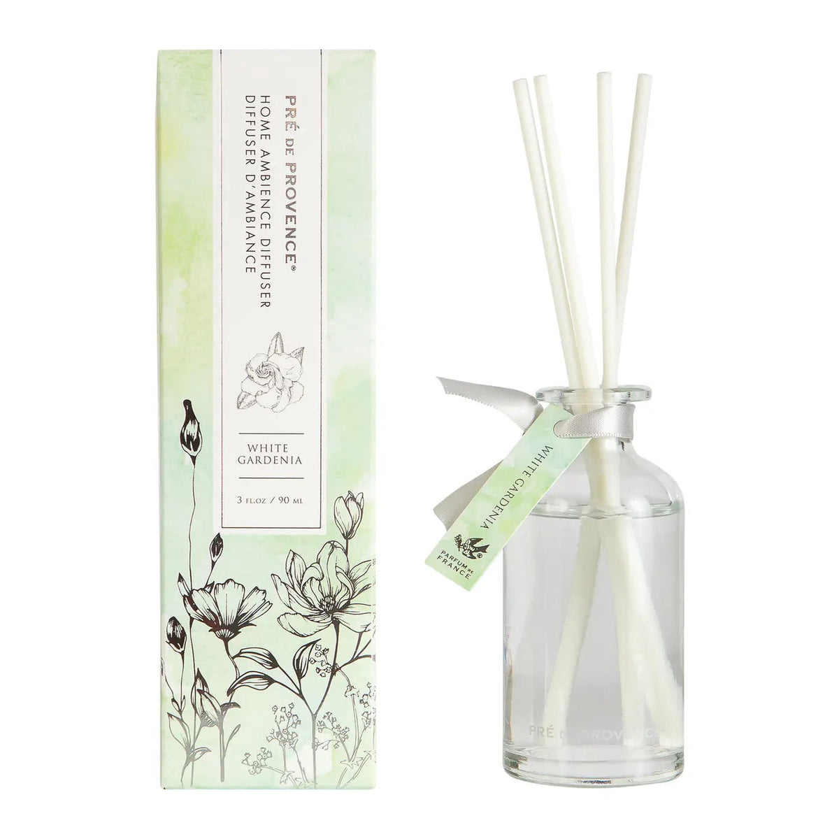 Pré de Provence White Gardenia Reed Diffuser 90ml