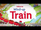 Wind-Up Train Book & Toy Gift Set – Steam Train Adventure Through Scenic Landscapes