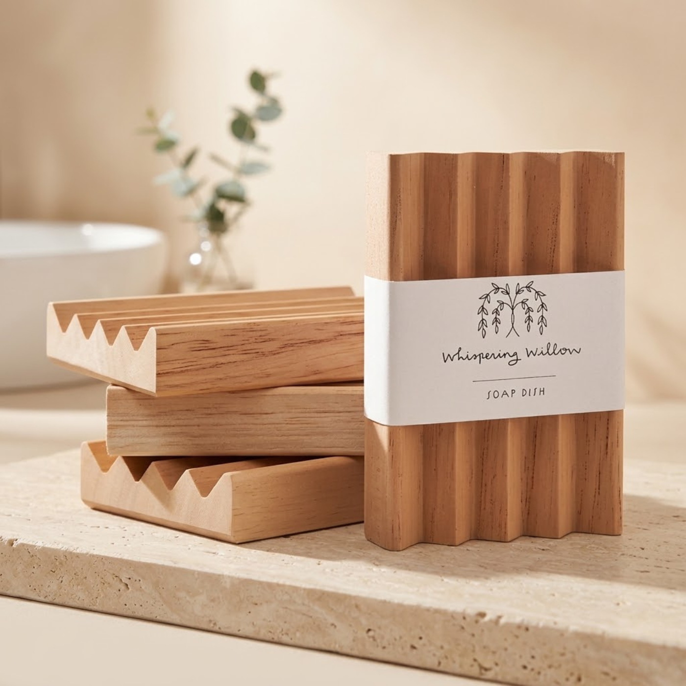 Handmade Red Alder Wooden Soap Dish
