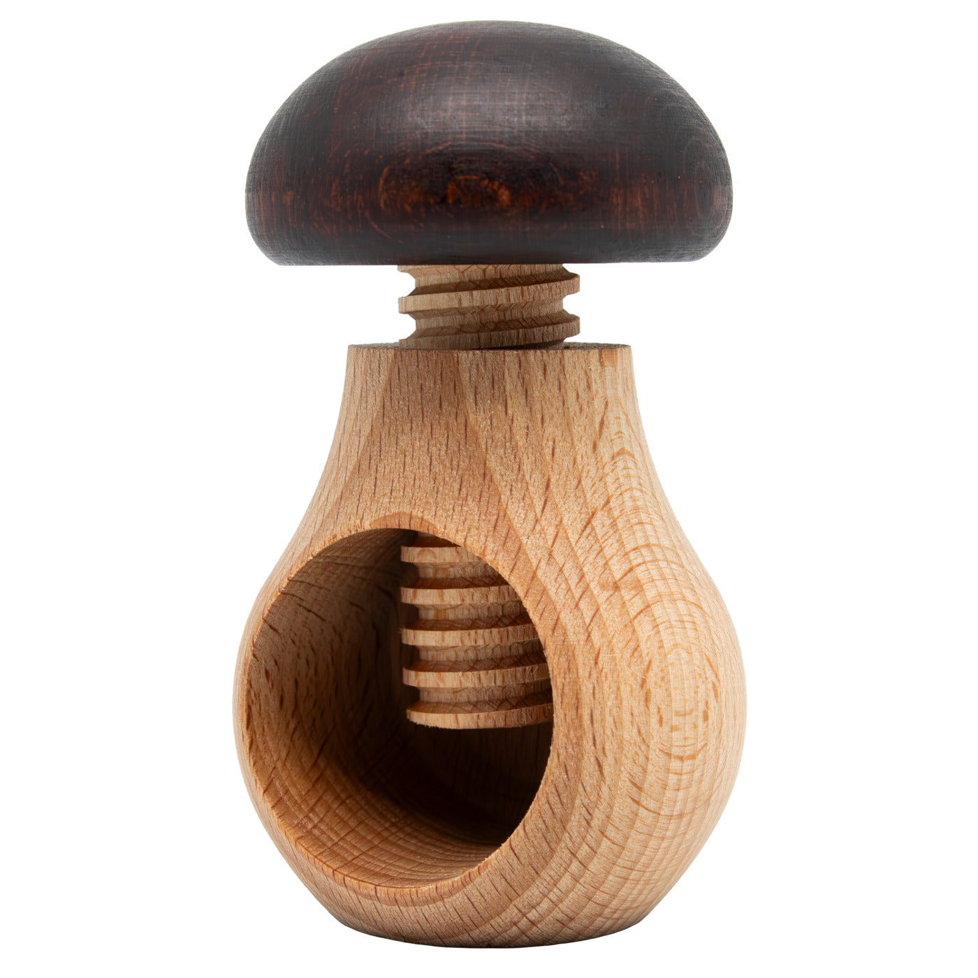 roger orfevre beech wood nutcracker wooden screw nut cracker