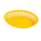 roger orfevre stainless steel oval bread basket pollen yellow
