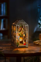 Rolife Holiday Garden House Book Nook Kit TGB06 DIY miniature garden house night ligth
