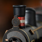 3D wooden steam locomotive puzzle kit