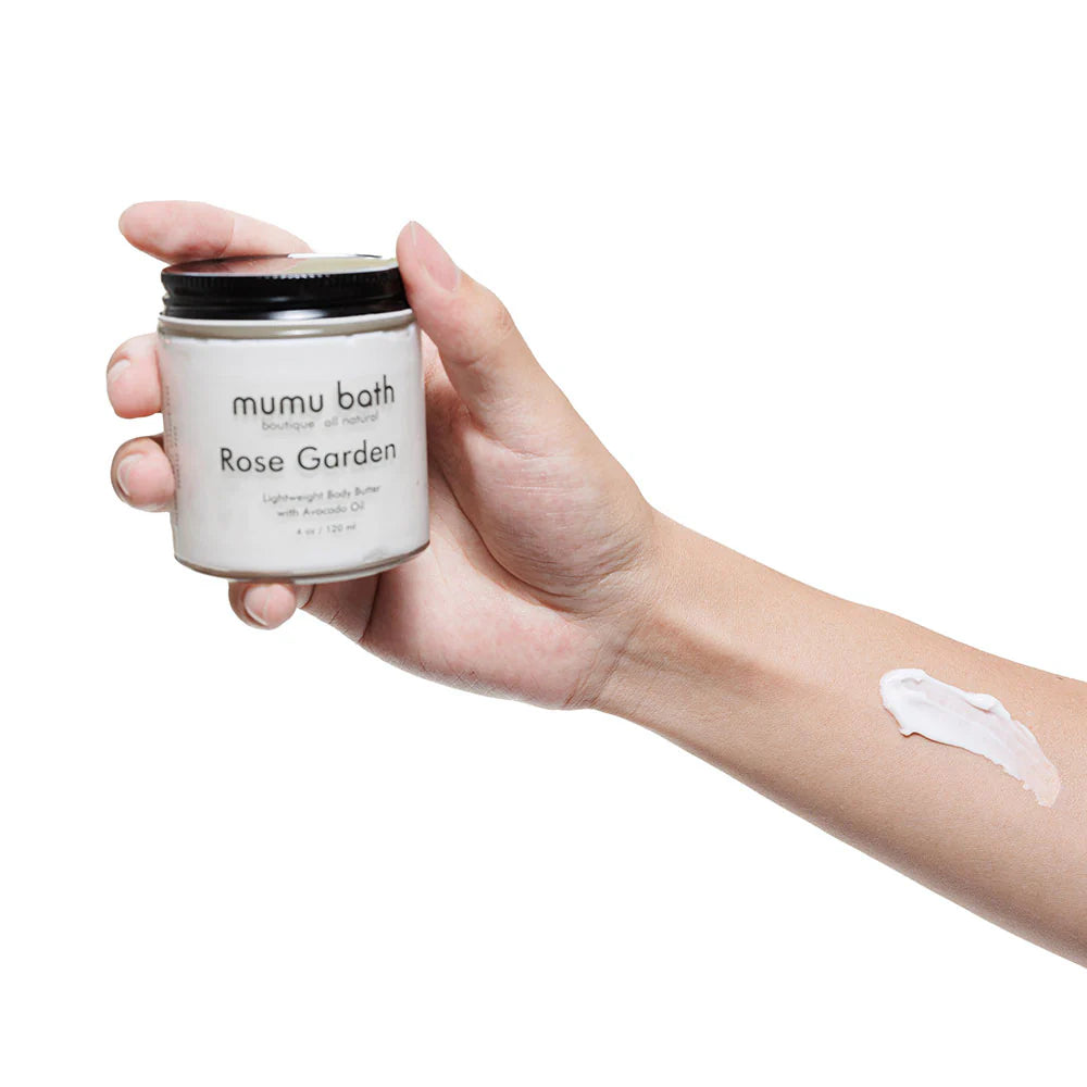 Mumu Bath Lightweight Body Butter with Avocado Oil -Rose Garden (L)