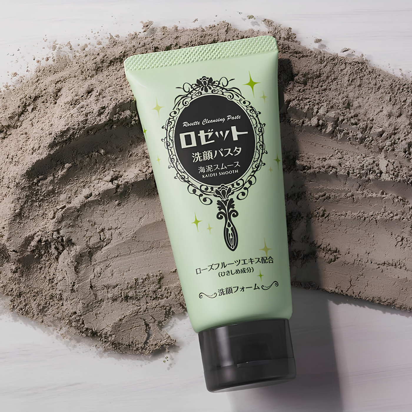 Rosette Cleansing Paste Muddy Sea Clay Face Wash 120g